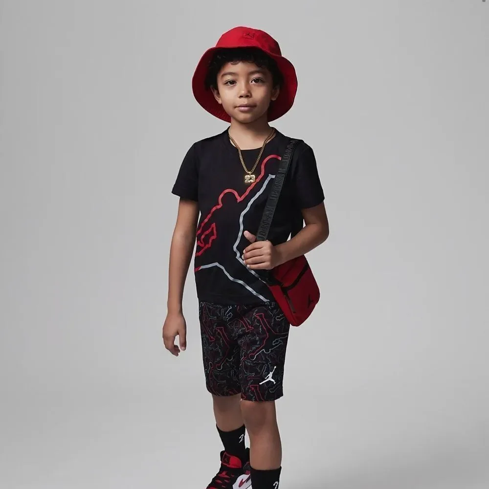 Jordan Air Jump-bled Shorts Set Little Kids' 2-Piece Set AQUATONE 3T NWT IN PKG